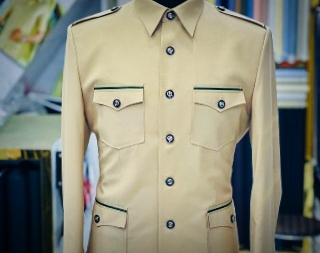 Tailor working on premium stitching